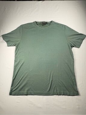 Robert Barakett Pima Cotton Luxury T Shirt Green Large